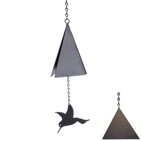 NORTH COUNTRY WIND BELLS INC North Country Wind Bells  Inc. 101.5040 Island Pasture Bell with black triangle wind catcher 101.504